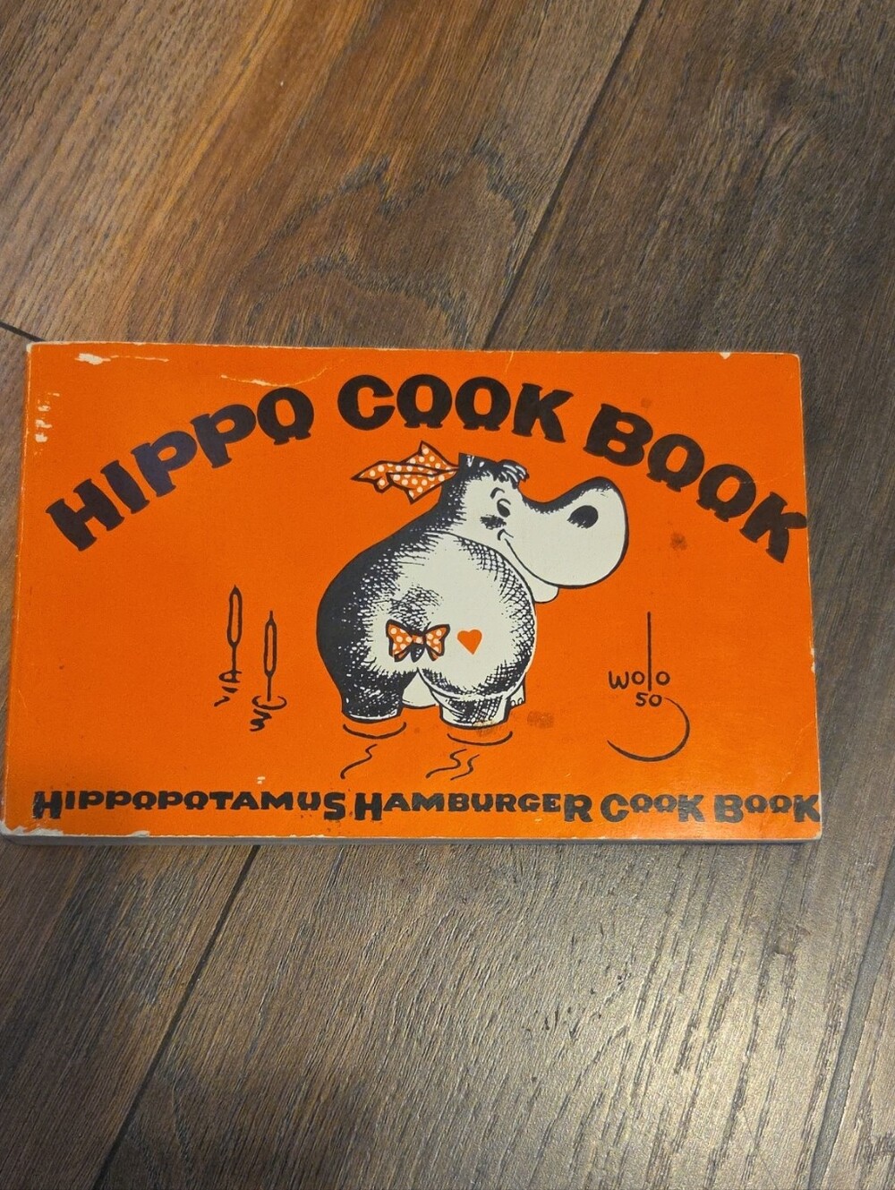 Vintage Hippo Cookbook – Hippopotamus Hamburger Recipes